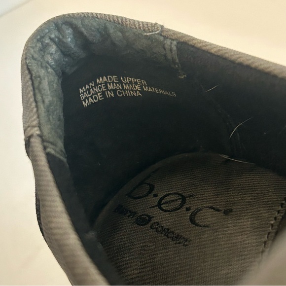 b.o.c Peggy grey denim slip on clogs comfort size 9.5 EU 41 comfort comfy - Picture 7 of 11